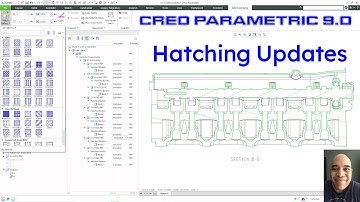 Creo Parametric 9.0 - Hatching Enhancements