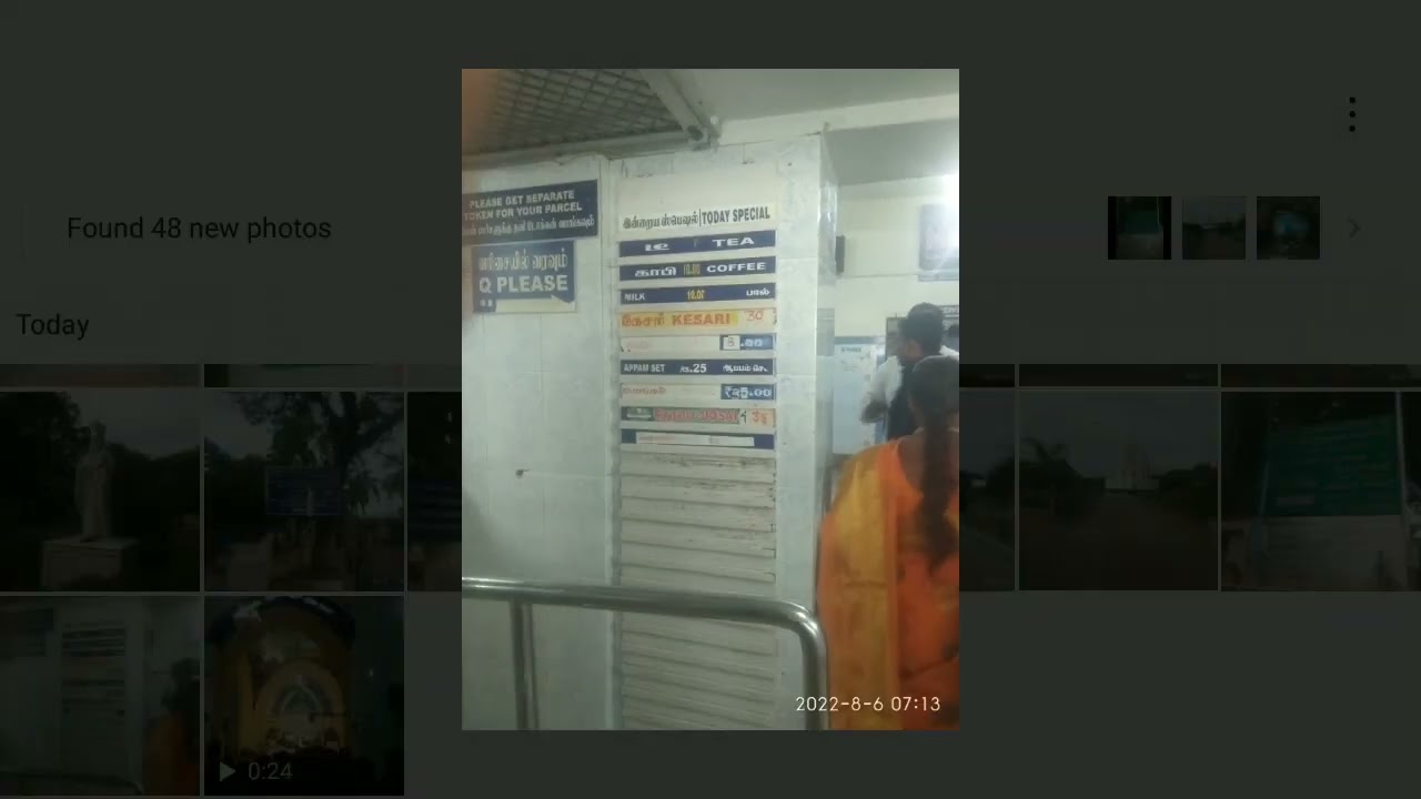 Velankanni Shrine Matha Church Canteen Food items price amount detail