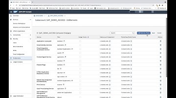 SAP Entitlement Management Add-on Test Tenant Onboard Demo(cf-eu10)
