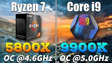 Ryzen 7 5800X @OC vs Core i9 9900K @OC | PC Gameplay Tested