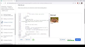 Challenge Cat Clicker Khan Academy