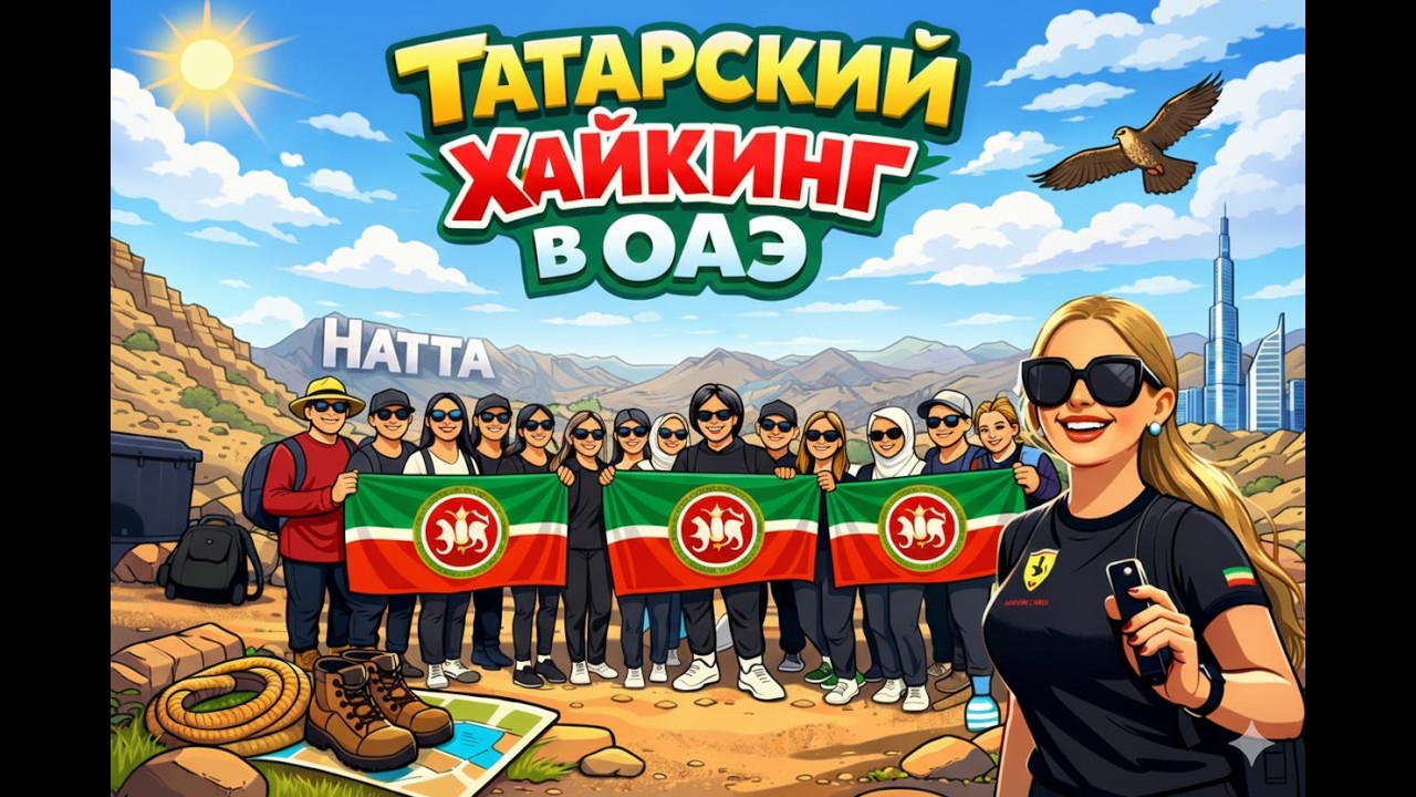 Татарский хайкинг в ОАЭ: Покоряем горы Хатта 🇦🇪