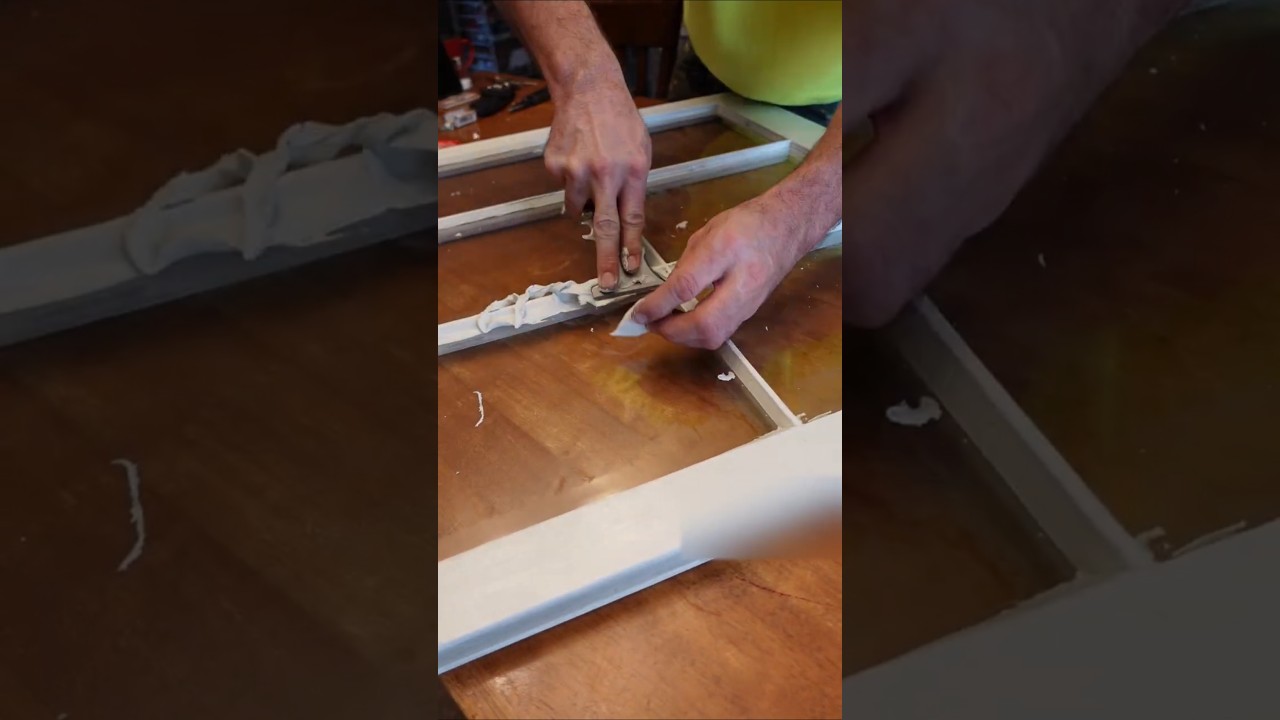 Applying Window Glazing!!! #dadskills #homerepair #restoration #window #diy #dadskills