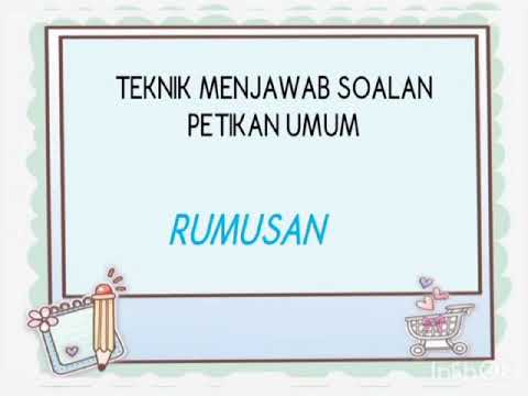 cara membuat rumusan 