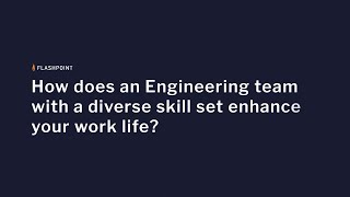 Careers in Flashpoint's Engineering team