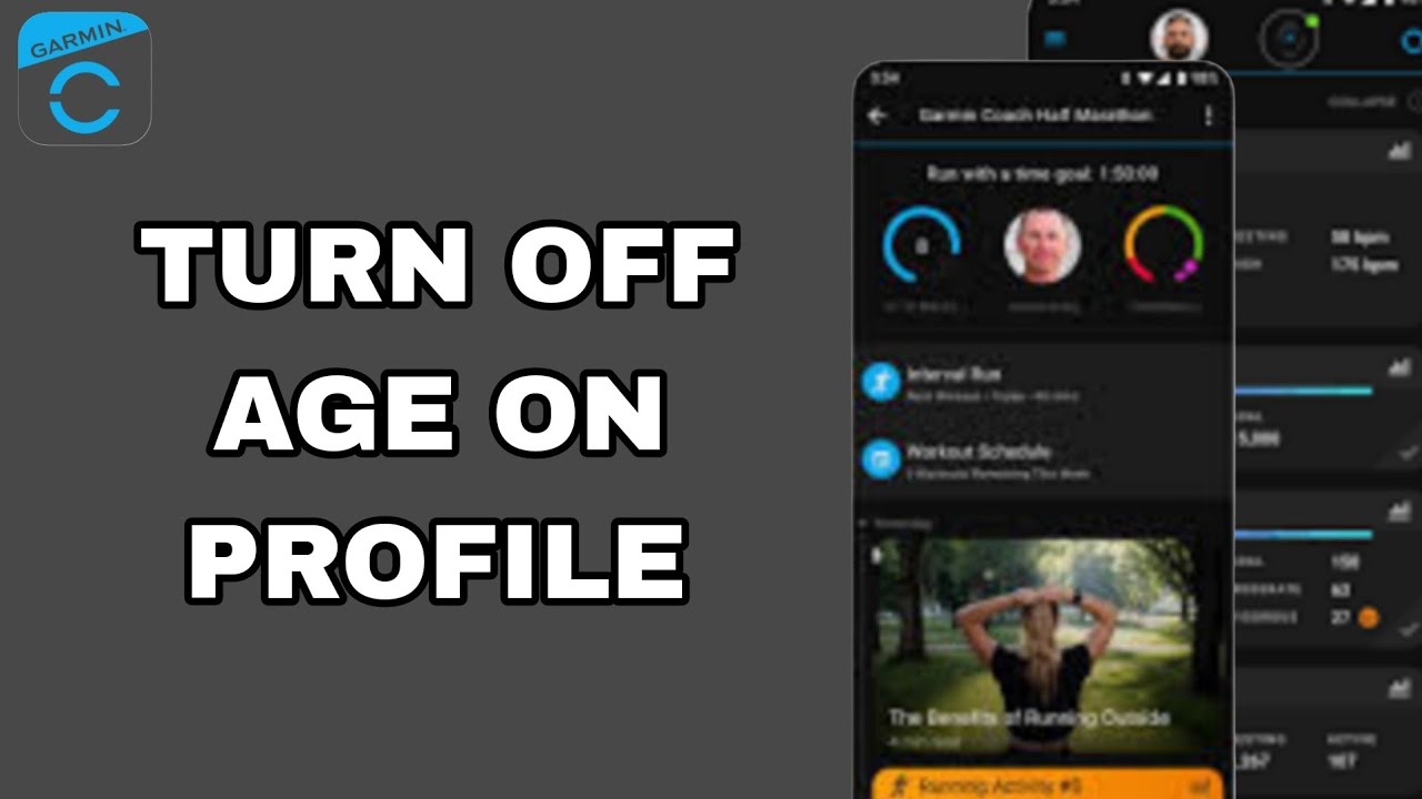 How To Turn Off Age On Profile On Garmin Connect App | Step By Stepp ...