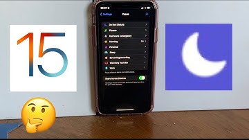 iOS 15, how to create/customize a focus.￼