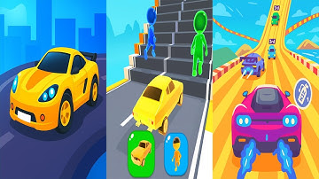 Race Master 3D VS Shape-shifting VS Car Racing 3D - All Levels Gameplay Android iOS Ep 1