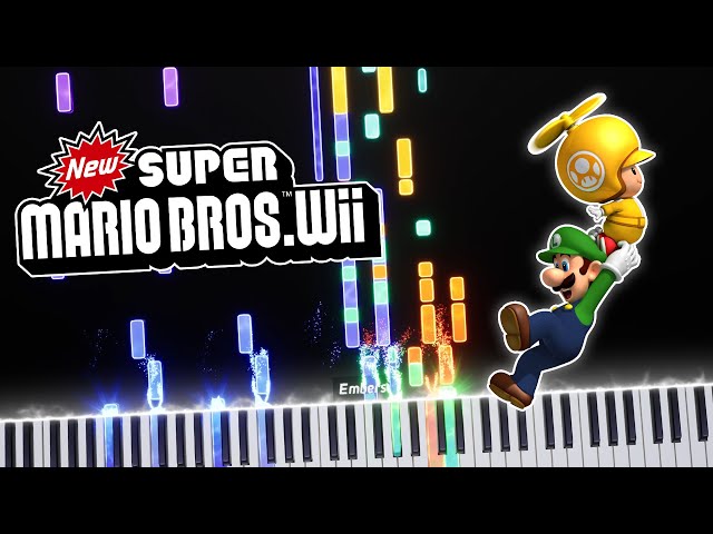 Peach's Castle - New Super Mario Bros. Wii Sheet music for Piano