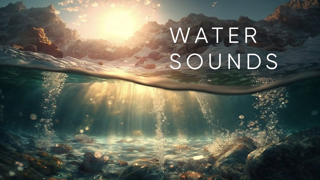 Water sounds for meditation + Vibrations | Splashing water - YouTube