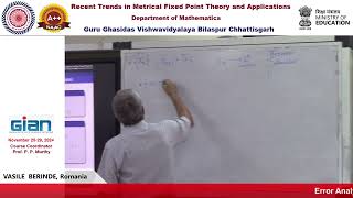 L29 Error Analysis of Fixed Point Iteration procedures Part 2
