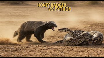 Wild Survival Showdown: Honey Badger vs Python
