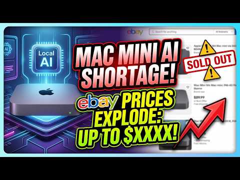 M4 Mac Mini Shortage Hits as Local AI Enthusiasts Drive Up Prices on eBay