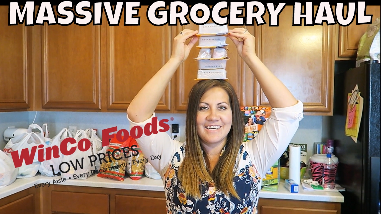 MASSIVE WINCO GROCERY HAUL | GIVEAWAY | PHILLIPS FamBam Hauls