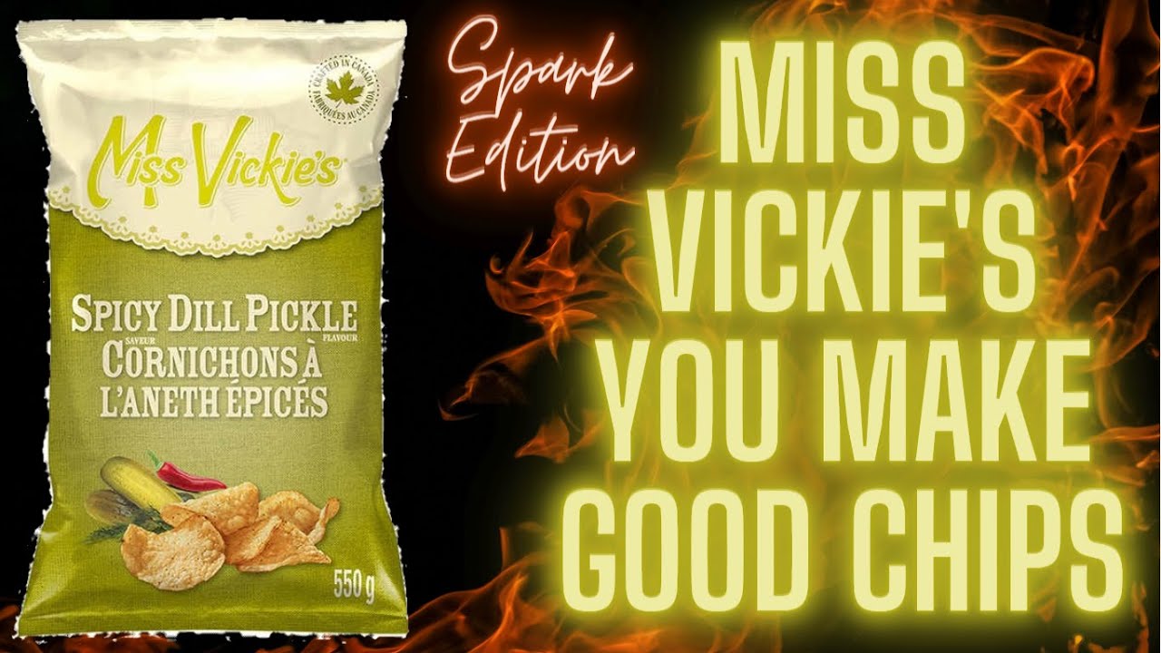 Miss Vickie's Spicy Dill Pickle Kettle Cooked Potato Chips YouTube