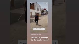 😱Una Persona Metida En Un Carton Y Pasan Ganado Bravo Junto A Él 🫣 #Shorts