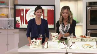 Lenox Holiday Caddy Centerpiece with Salt Pepper Shakers on QVC