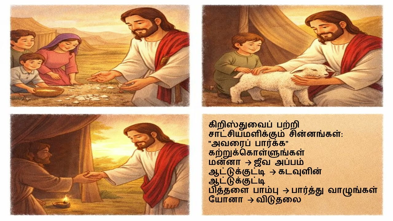 வா என்னை பின்தொடர் | டிச 29–ஜன 4 | பழைய ஏற்பாட்டு அறிமுகம்: இயேசு கிறிஸ்துவின் முதல் சாட்சியம்