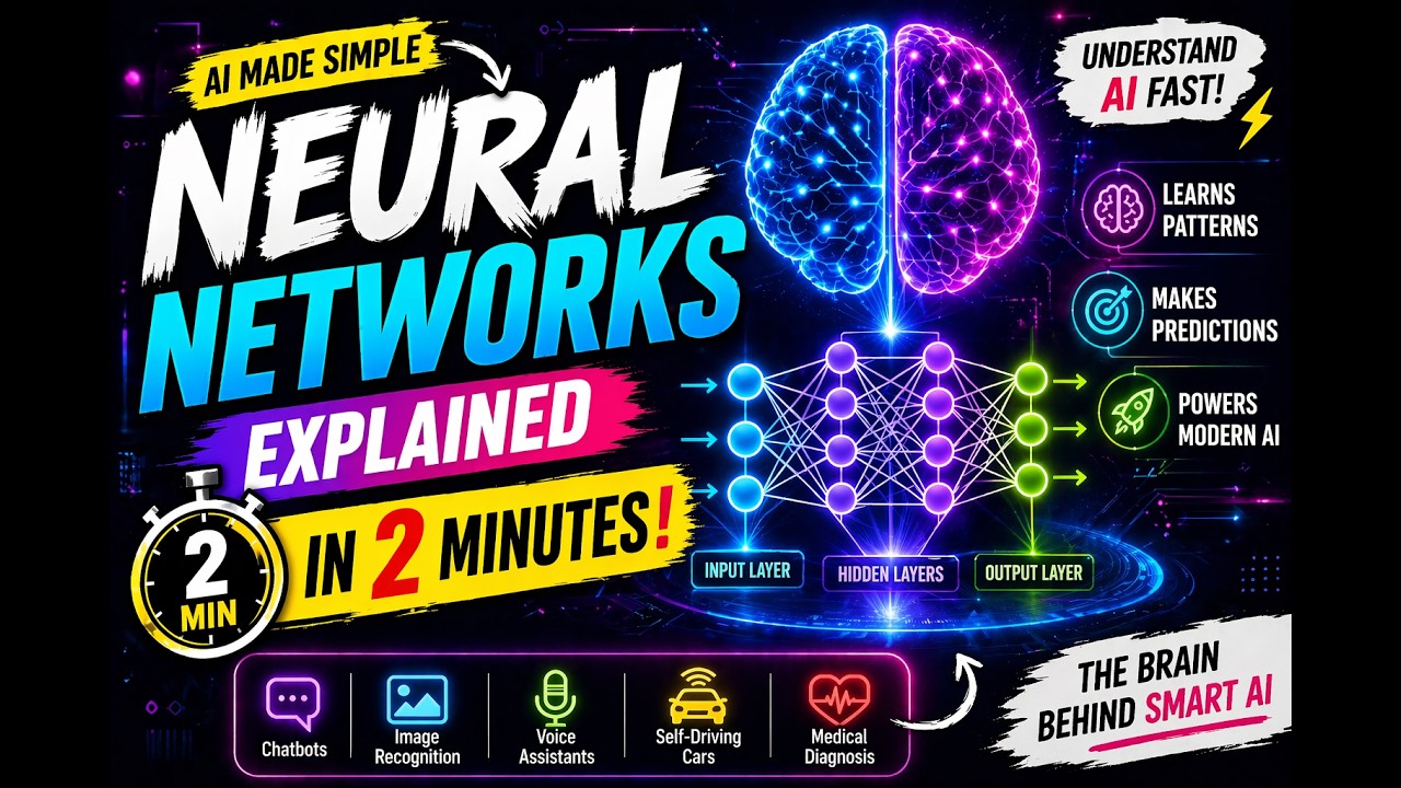 Neural Networks Explained in 2 Minutes ! - YouTube