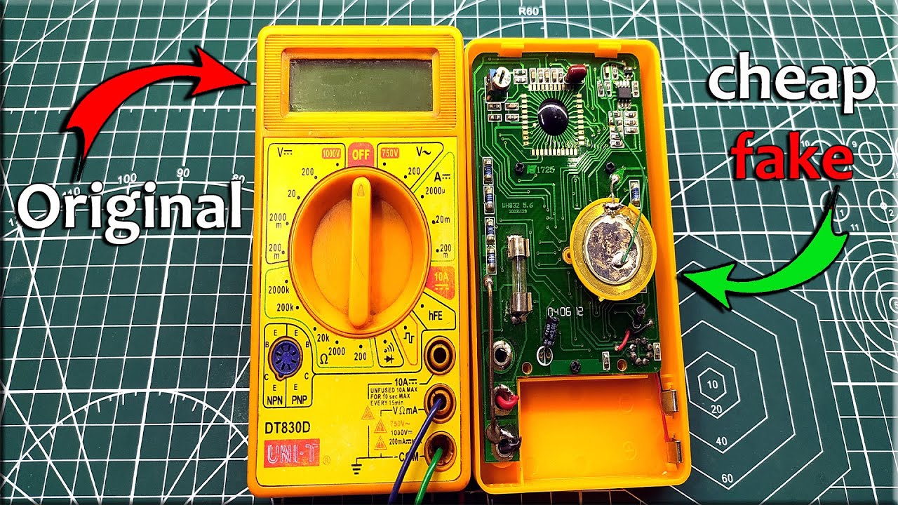 ULTIUM Multimeter, Digital Multimeter DT830d (Yellow Color