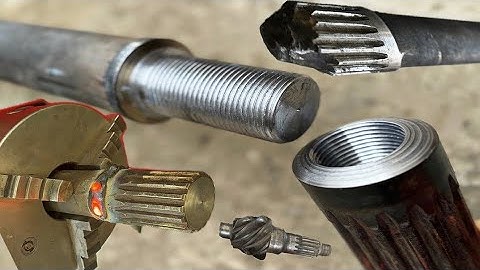 Impossible Repair? Bringing a Broken Axle Back to Life Using Scrap Parts!