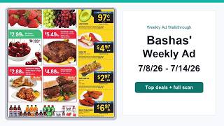 Bashas' Weekly Ad (7/8/26 - 7/14/26) Top 10 Deals
