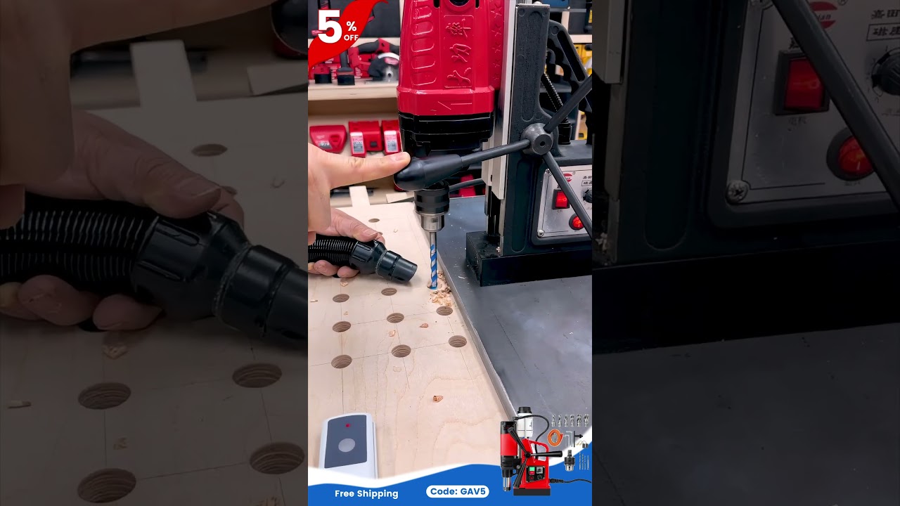 GARVEE | Experience professional-grade drilling with the GARVEE Magnetic Drill Press