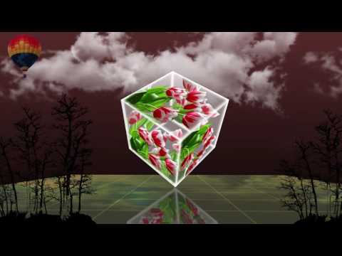 3D Translucent Cube Effect + Reflection - created w/ after effects