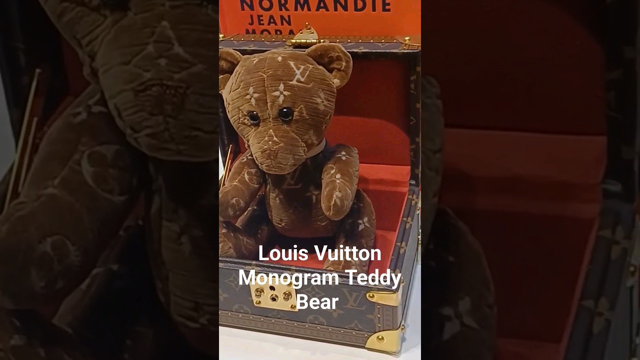 🔥 Louis Vuitton Monogram Teddy Bear ~ 👍🏾 or 👎🏾? #louisvuitton