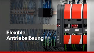 Flexible Drive Solution For Unique Special Machine Potzi Gmbh & Co. Kg Sew - Eurodrive