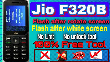 Jio F320B Flash after white screen | Jio F320B After flash rotate screen by tech Michael