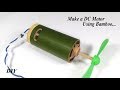 How to make a DC Motor using Bamboo