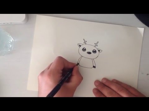 Βίντεο: Πώς να σχεδιάσετε έναν τάρανδο