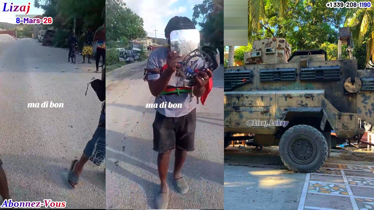 Blindé a desann Sou Nèg Jeff yo, Mouchwa nan vant Ponyèt, anpil kout bal ap frape la plaine