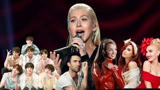 Famous People REACTING To Christina Aguilera’s Vocals | BTS?