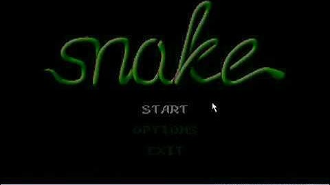 Snake 2012 running in the ReactOS NTVDM