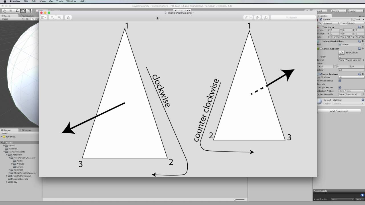 Unity Flip Normals