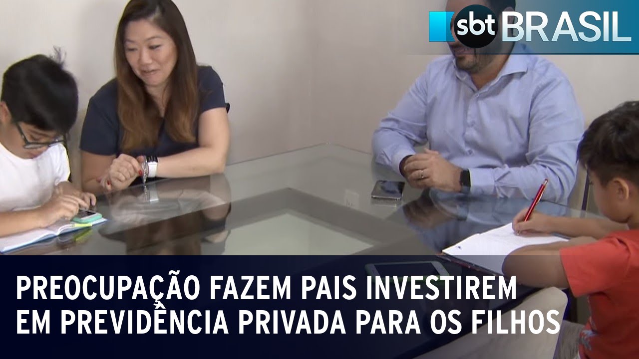 Preocupação fazem pais investirem em previdência privada para os filhos | SBT Brasil (28/10/22)