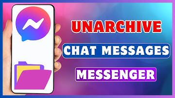 How To Unarchive Messages On Messenger | Unarchive A Chat On Facebook Messenger