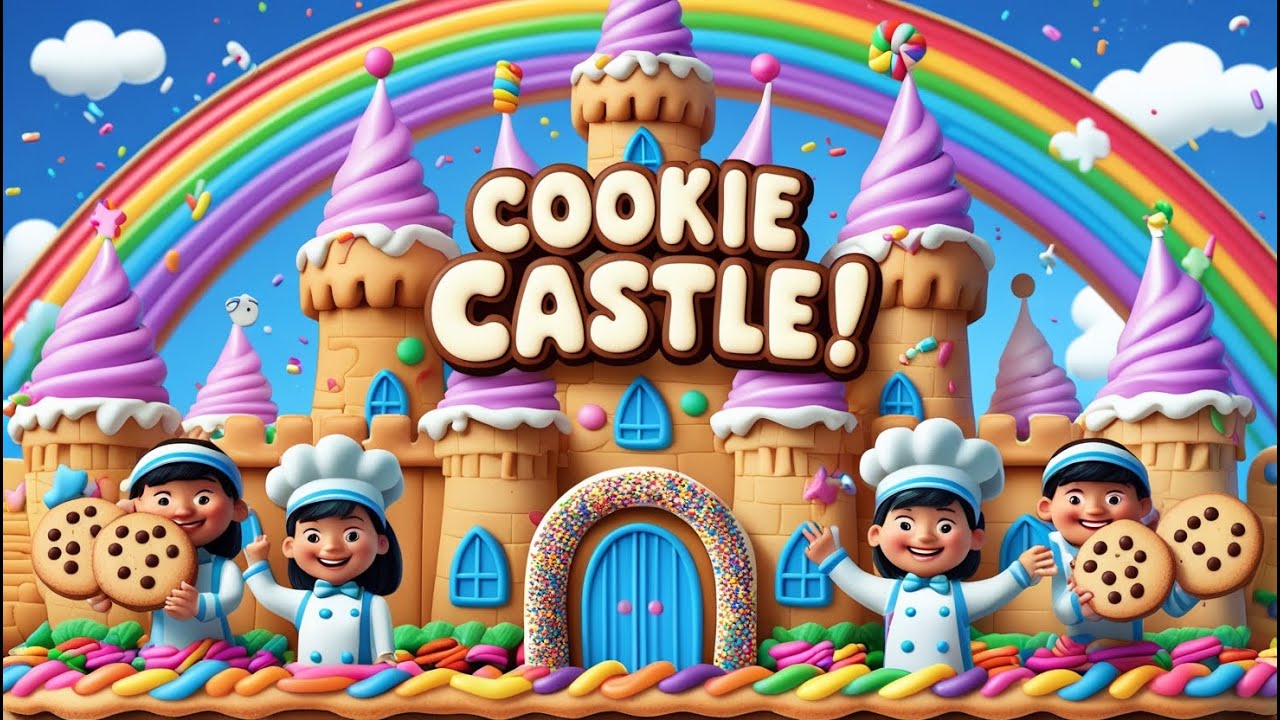 Cookie Castle! 🍪 Magical Kids Song & Cartoon | Fun Sweet Adventure & Sing Along
