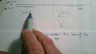CPM CC2 Section 8.3.2 #8-75 (Angle classifications)