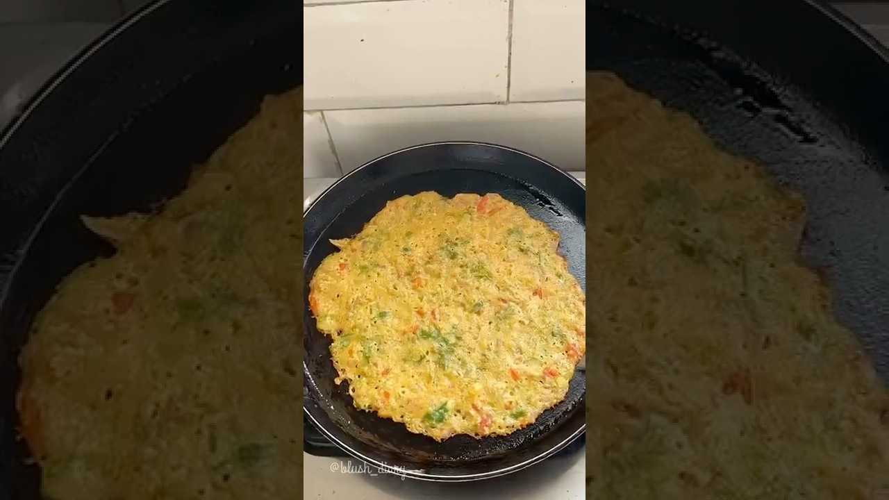 Healthy breakfast (oats chilla) 