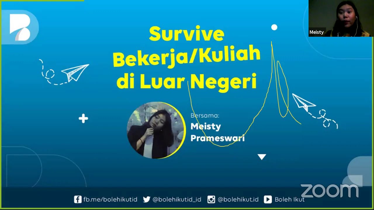 Survive Bekerja Kuliah Di Luar Negeri - webinar 