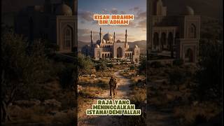 Kisah Ibrahim bin Adham — Raja yang Meninggalkan Istana Demi Allah SWT #renungan #kisahislami