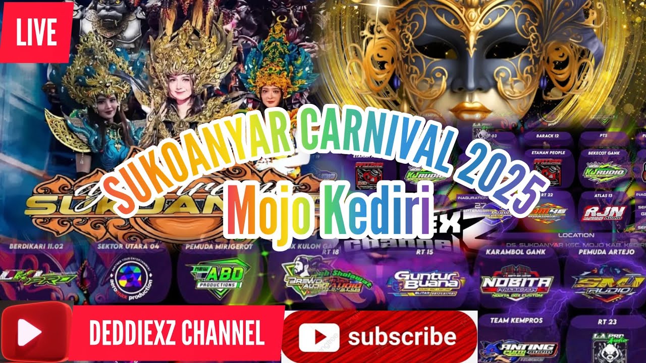 Siaran langsung  START KARNAVAL DJAN TRESNO SUKOANYAR 2025 MOJO KEDIRI