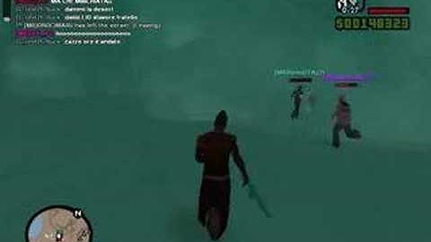 SAMP 1 stranissimo zombie nel server MadRacers!!