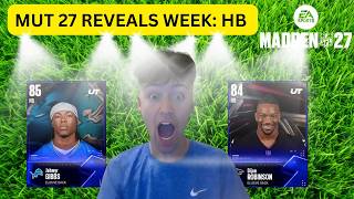 MUT 27 RUNNING BACKS ARE ABSOLUTELY *ULLSHIT