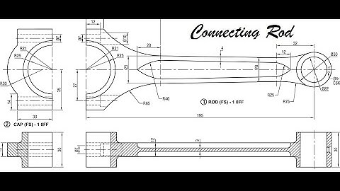 CONNECTING ROD | Creo | part model