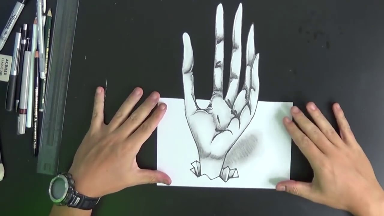 APRENDER A FAZER DESENHOS 3D COM MUITA PERFEIÇÃO - YouTube