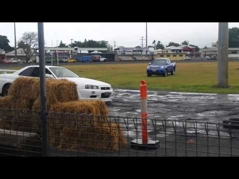 R34 GTR Playing In The Mud